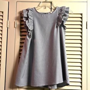 Ruffle sleeve blouse